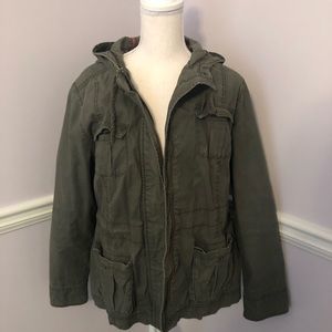 Army Green Canvas Jacket